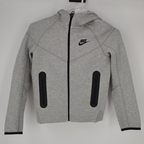 Nike Other - Nike Tech Fleece Full Zip Hoodie Gray Black NWT Size Small